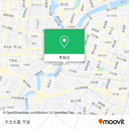 天元大厦地图