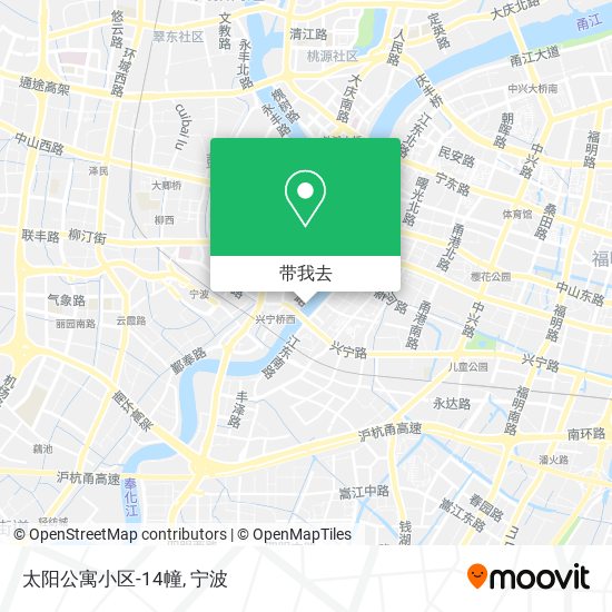 太阳公寓小区-14幢地图