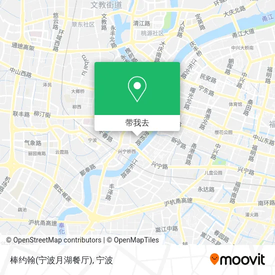 棒约翰(宁波月湖餐厅)地图