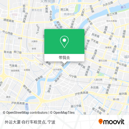 外运大厦-自行车租赁点地图