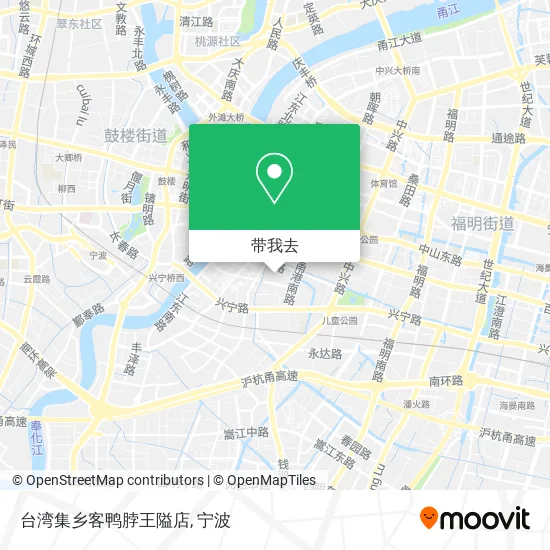 台湾集乡客鸭脖王隘店地图