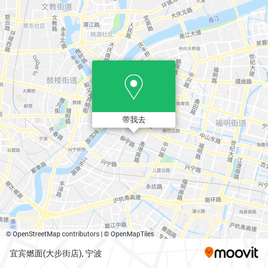 宜宾燃面(大步街店)地图