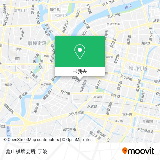 鑫山棋牌会所地图