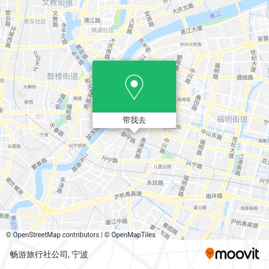 畅游旅行社公司地图