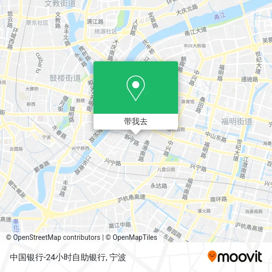 中国银行-24小时自助银行地图