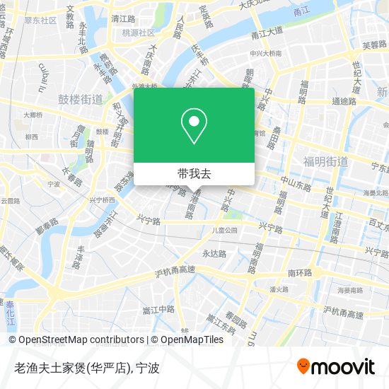老渔夫土家煲(华严店)地图