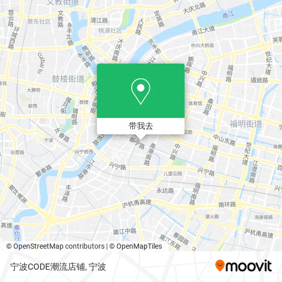宁波CODE潮流店铺地图