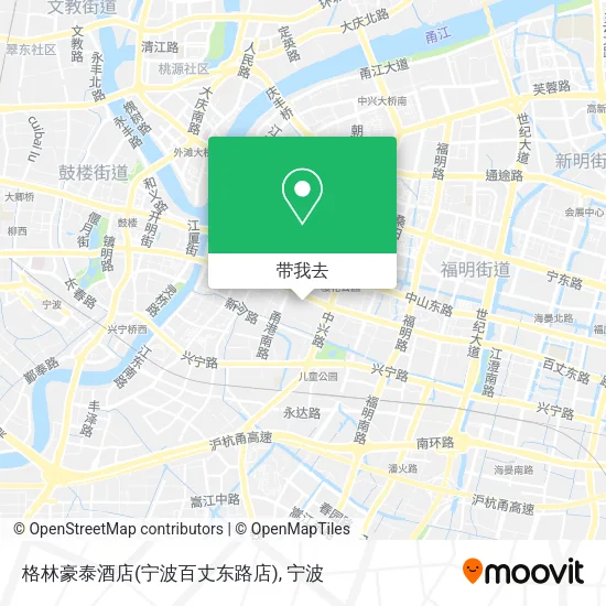 格林豪泰酒店(宁波百丈东路店)地图