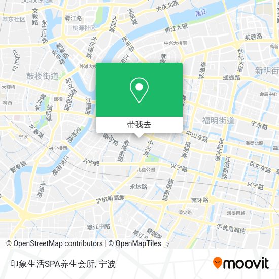 印象生活SPA养生会所地图