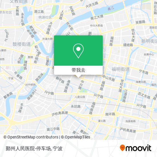 鄞州人民医院-停车场地图