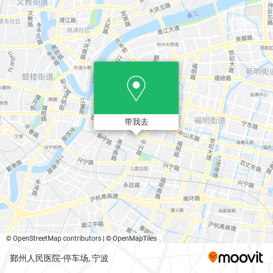 鄞州人民医院-停车场地图