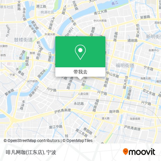 啡凡网咖(江东店)地图