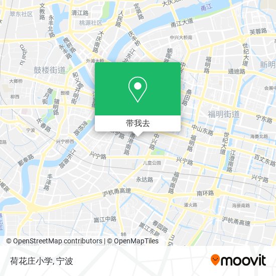 荷花庄小学地图