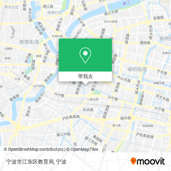 宁波市江东区教育局地图