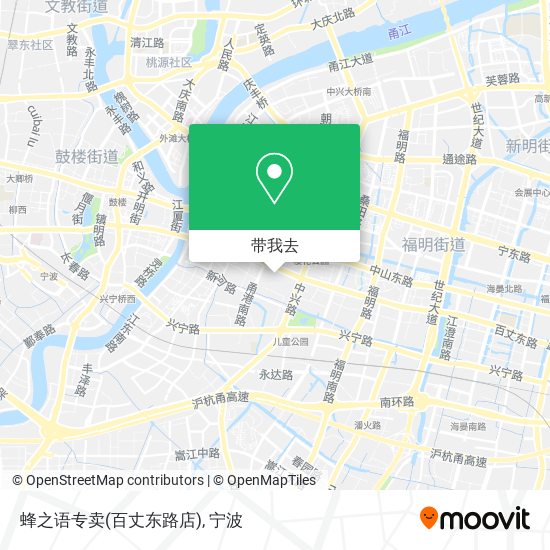 蜂之语专卖(百丈东路店)地图