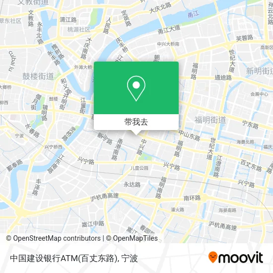 中国建设银行ATM(百丈东路)地图
