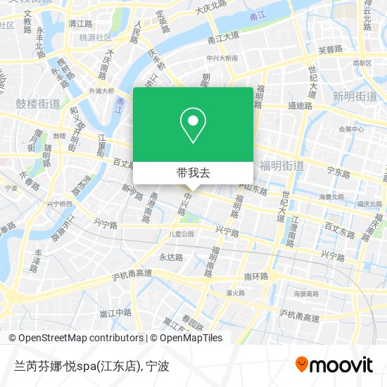 兰芮芬娜·悦spa(江东店)地图