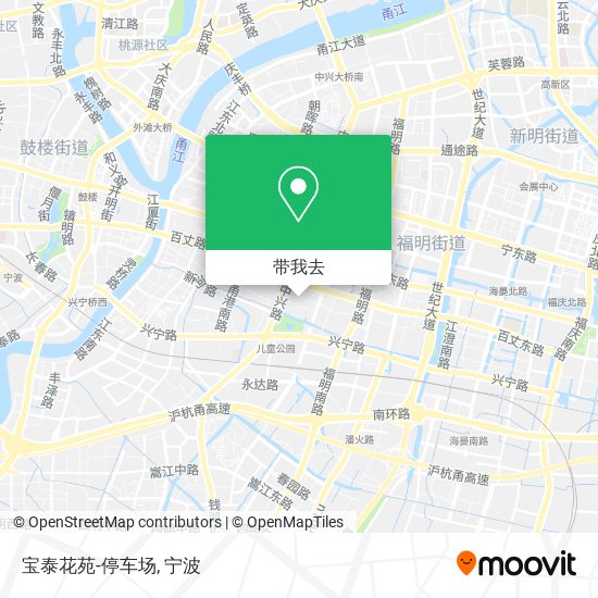 宝泰花苑-停车场地图