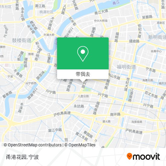 甬港花园地图