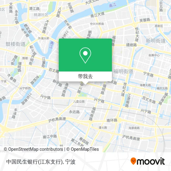 中国民生银行(江东支行)地图
