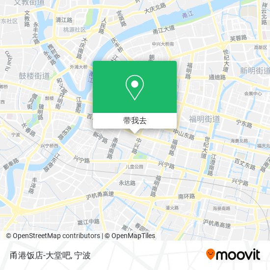 甬港饭店-大堂吧地图