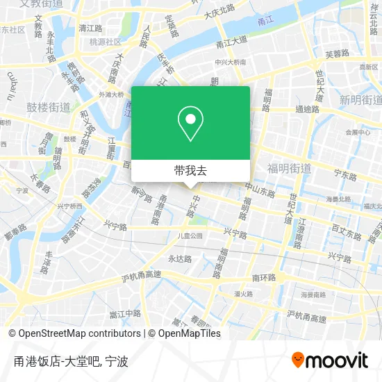 甬港饭店-大堂吧地图