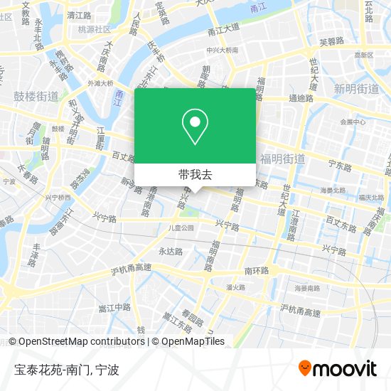 宝泰花苑-南门地图