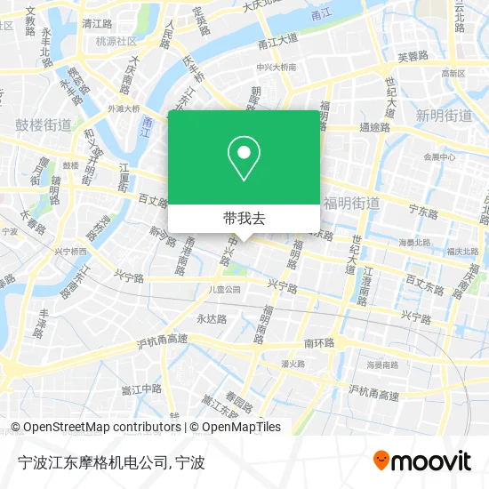 宁波江东摩格机电公司地图