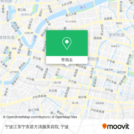 宁波江东宁东苗方清颜美容院地图