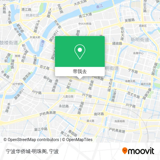 宁波华侨城-明珠阁地图