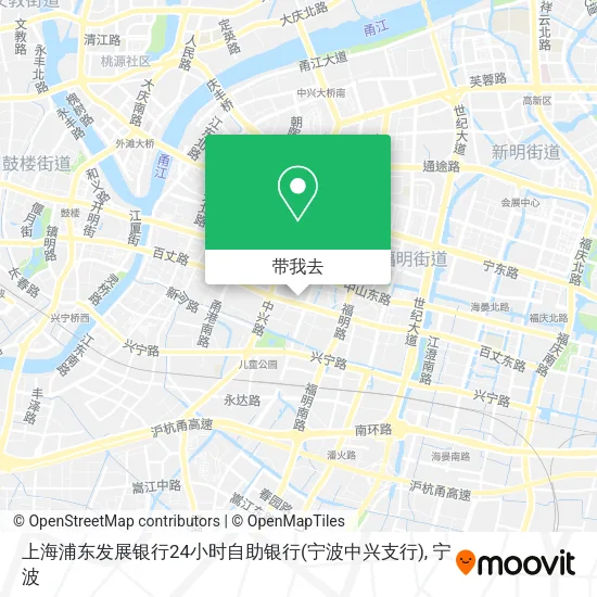 上海浦东发展银行24小时自助银行(宁波中兴支行)地图