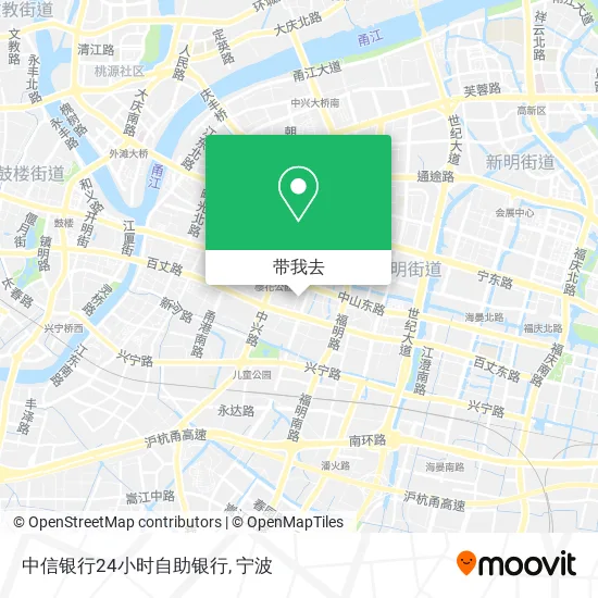 中信银行24小时自助银行地图