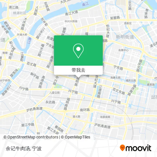 余记牛肉汤地图