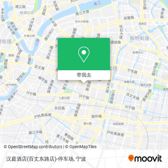 汉庭酒店(百丈东路店)-停车场地图