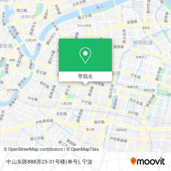 中山东路888弄25-31号楼(单号)地图