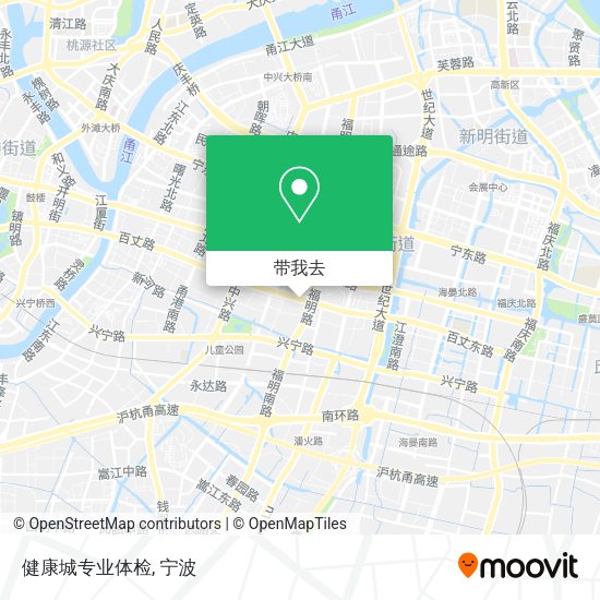 健康城专业体检地图