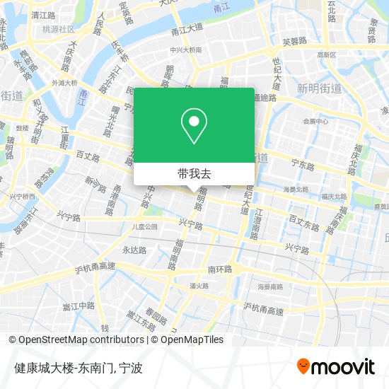 健康城大楼-东南门地图