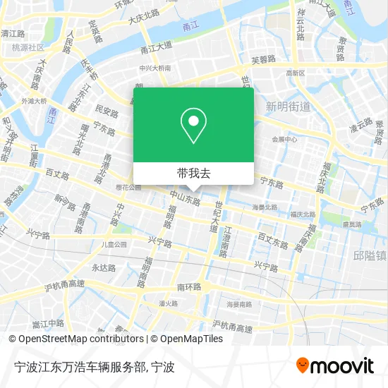 宁波江东万浩车辆服务部地图