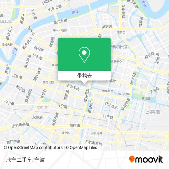 欣宁二手车地图