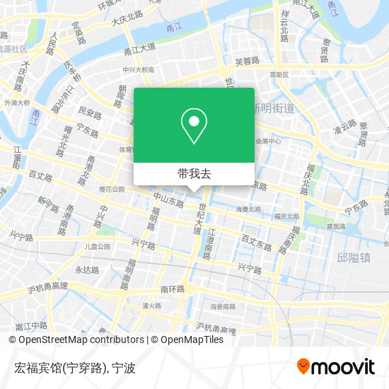 宏福宾馆(宁穿路)地图