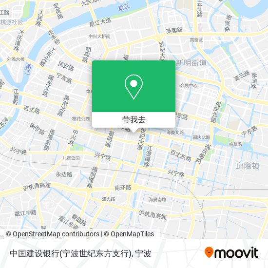 中国建设银行(宁波世纪东方支行)地图
