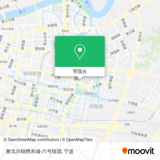 雅戈尔锦绣东城-六号组团地图