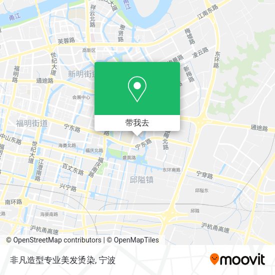 非凡造型专业美发烫染地图