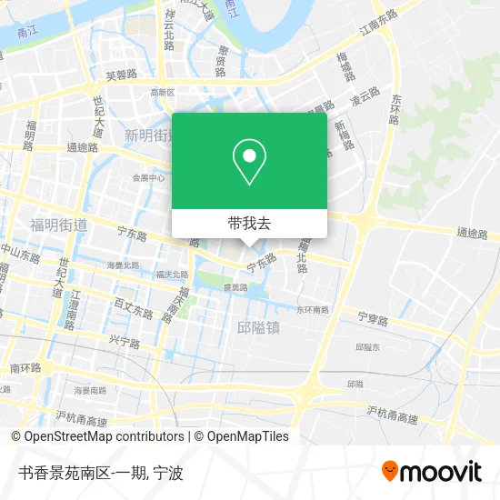 书香景苑南区-一期地图