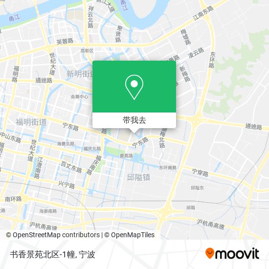 书香景苑北区-1幢地图