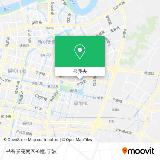 书香景苑南区-6幢地图