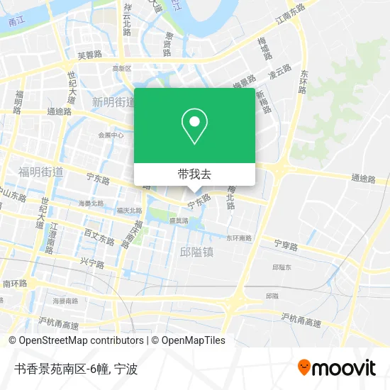 书香景苑南区-6幢地图