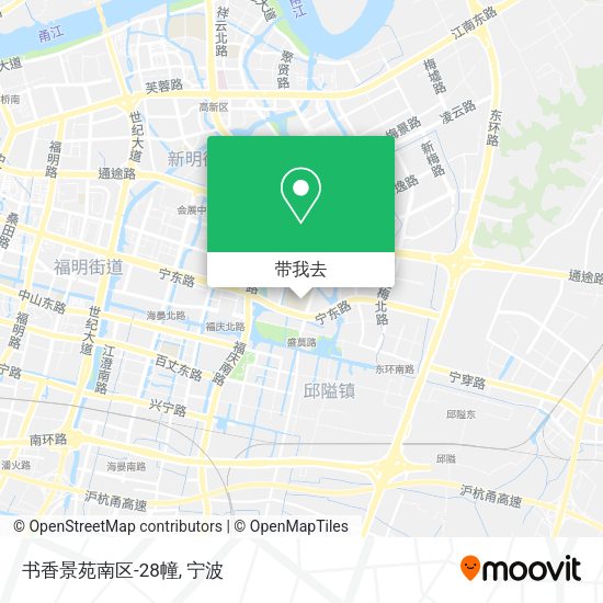 书香景苑南区-28幢地图