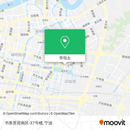 书香景苑南区-37号楼地图