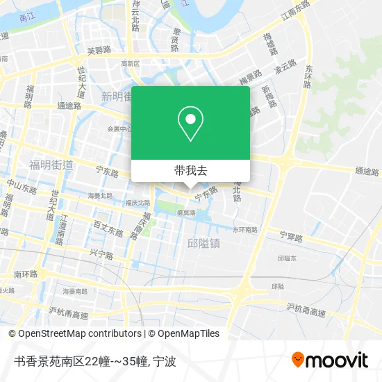 书香景苑南区22幢-~35幢地图